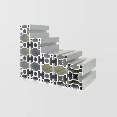 6063 Alloy T-Slot Aluminum Extrusion with Anodized Surface and Customizable Dimensions for Industrial Use