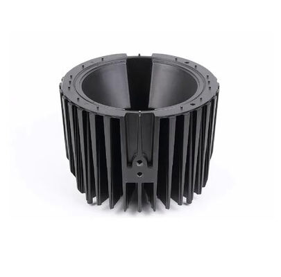 Customized Dimensions Round LED Lighting Housing Aluminum Casting Shell with CNC Machining and Polished Surface
