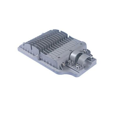 Square Black Powder Painting LED Lighting Aluminum Heat Sink with Customized Dimensions and CNC Machining