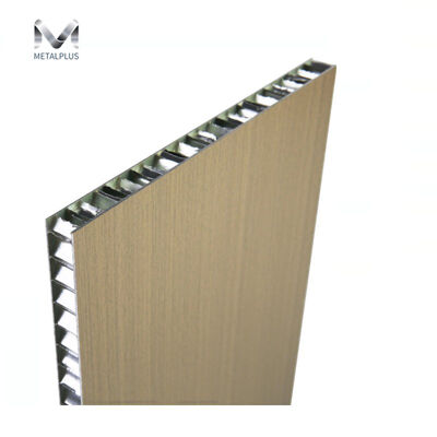Wood Grain Decoration Aluminium Honeycomb Core Sandwich Panels External Wall /Indoor Cladding