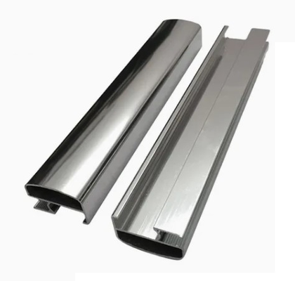 6061 T5 Mirror Polished Anodized Aluminum Extrusion Customized
