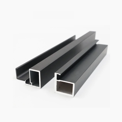 Anodizing 6005 Aluminum Extruded Curtain Wall Profile For Building Construction