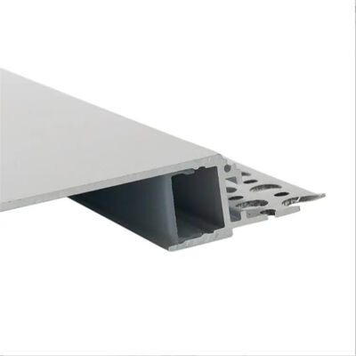OEM Aluminum LED Lighting Channel Extrusion Profile with Punching Processing