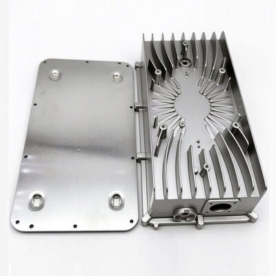 Customized Aluminum Die Cast Housing and Die Cast Aluminum Heatsink with Good Thermal Dissipation and Powder Coating