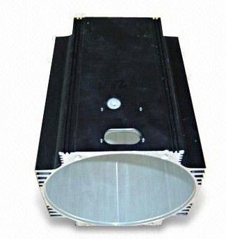 6005 T6/黒の産業アルミニウム プロフィールは、太陽 PV 貝突き出ましたシリンダー青銅色になります