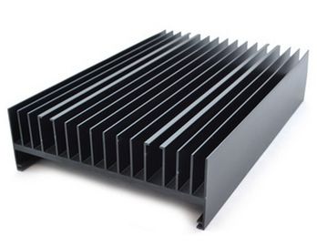 塗られたアルミニウム脱熱器放出を黒くします CNC の機械化と粉にして下さい