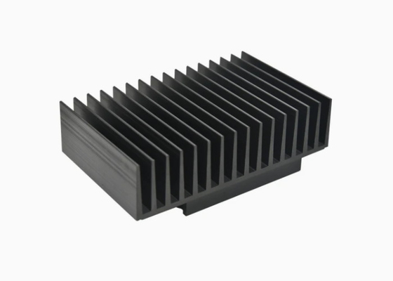 明るい黒色 アノジス式外押し式熱槽 工業用アルミプロファイル 6063-T5