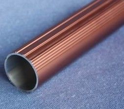 円形 T6061 によって陽極酸化されるアルミニウム管、粉スプレーの塗られたブラシをかけられたアルミニウム管