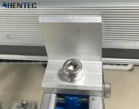 仕上げ/陽極酸化されたソーラーエンドクランプソーラーマウントシステムカスタマイズされた寸法